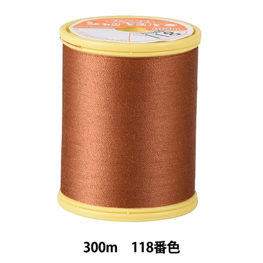 Sewing machine thread "Shappespan thin ground #90 300m 118 No." FUJIX Fujix