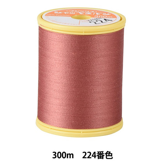 Sewing machine thread "Shappespan thin ground #90 300m 224 No." FUJIX Fujix