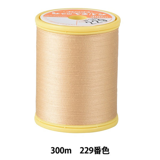 Sewing machine thread "Shappespan thin ground #90 300m 229th color" FUJIX Fujix