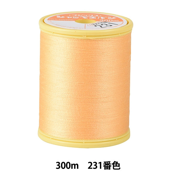 Sewing machine thread "Shappespan thin ground #90 300m 231 color" FUJIX Fujix