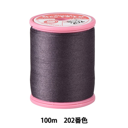 Sewing machine thread "Shappespan thick ground #30 100m 202 color" FUJIX Fujix