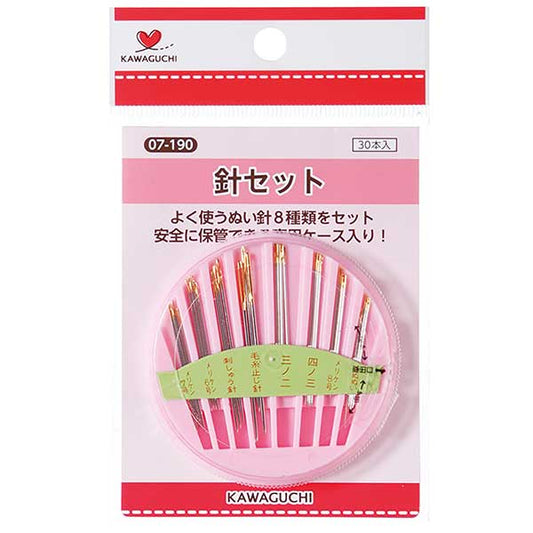 Ago per cucire a mano "Titolo del set di set di ago 30 pezzi 07-190" Fiume Kawaguchi Kawaguchi