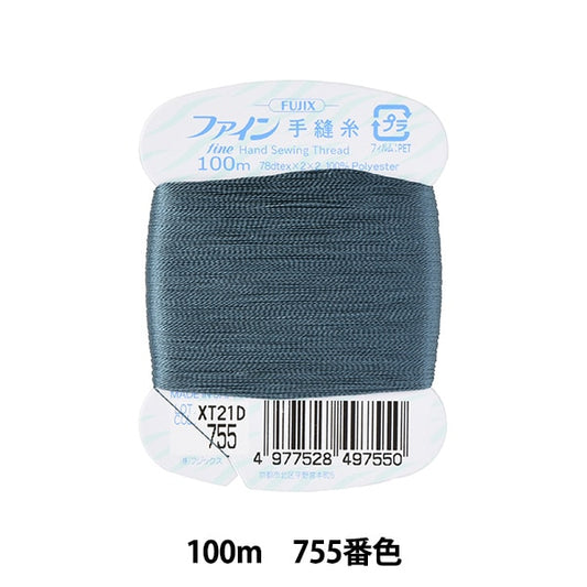 filo per cucire a mano "Benefilo per cucire a mano Carta avvolgimento 100m 755 Colore] Fujix Fujix