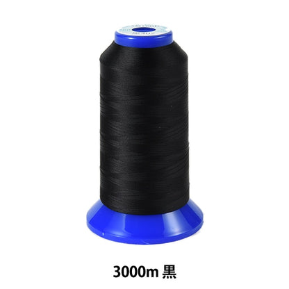 Sewing machine thread "King Polyester #60 3000m Black" FUJIX Fujix