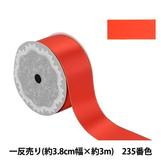 Ribbon "Metallic Edge SatenRibbon 58801 3.8cm width x 3m 1 anti -sale 235 color "