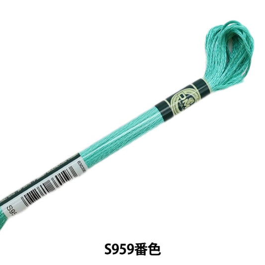 자수실 "DMC 새틴실 S959 색상] DMC Dewems