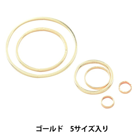 Resin material "Ring Parts Round Gold RCH-120"