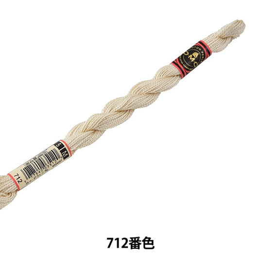 Ricamofilo "Ricamo DMC n. 5filo 712 Colore "DMC Dewems Sea