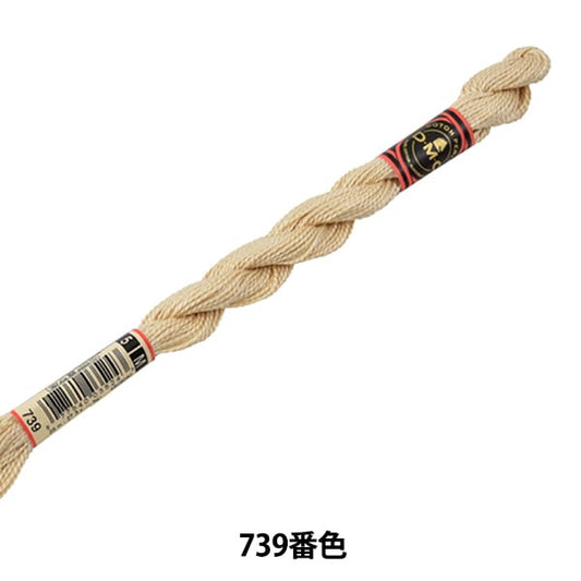 Ricamofilo "Ricamo DMC n. 5filo 739 ° colore] DMC DEWHM MAI