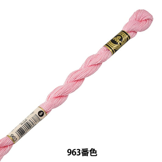 Ricamofilo "Ricamo DMC n. 5filo 963 Color "DMC Dewems