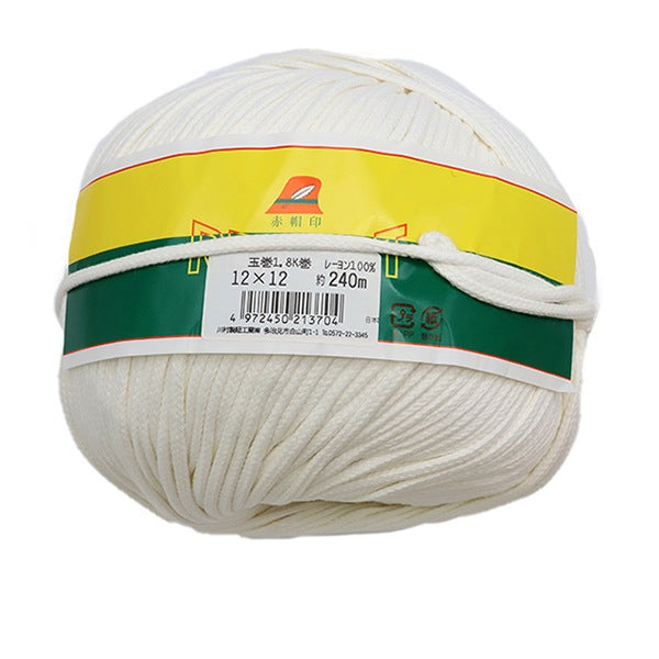 حبل حرفة “خيط 1.8 كجم رول 12×12 240 م أبيض KW21370”