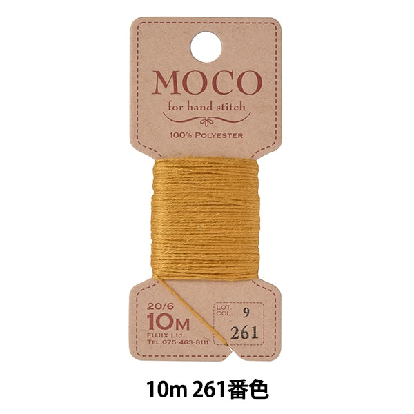 filo per cucire a mano "Moco Stitchfilo 10m 261 Colore] Fujix Fujix
