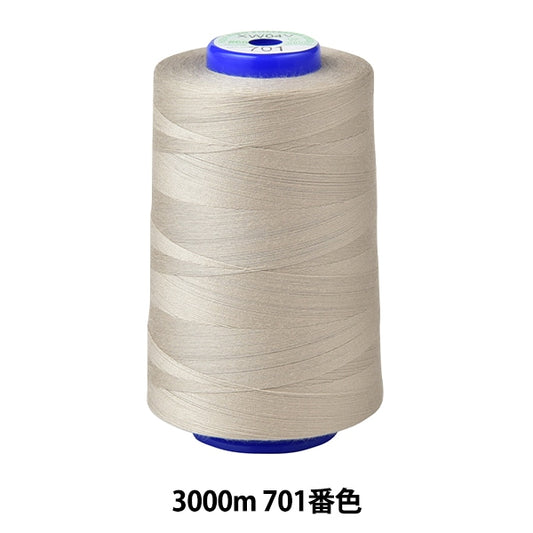 Hilo de máquina de coser "Kingspan RockHilo de máquina de coser #60 3000M 701 Color] Fujix Fujix