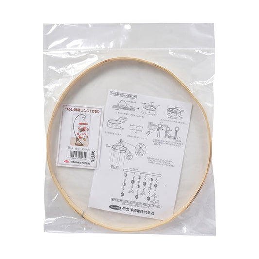 Matériau d'artisanat "Tsurushi Hina Ring Bamboo TR-4" Panami Panami Takagi Fibre