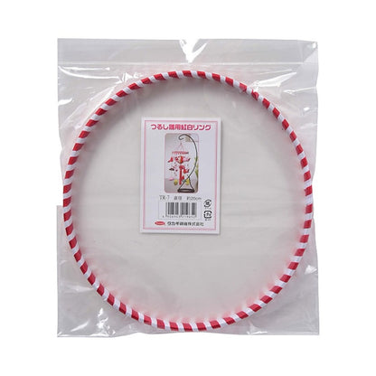 مواد يدوية "حلقة حمراء وبيضاء لتعليق الدمى 20 سم TR-7" نسيج بانامي تاكاجي