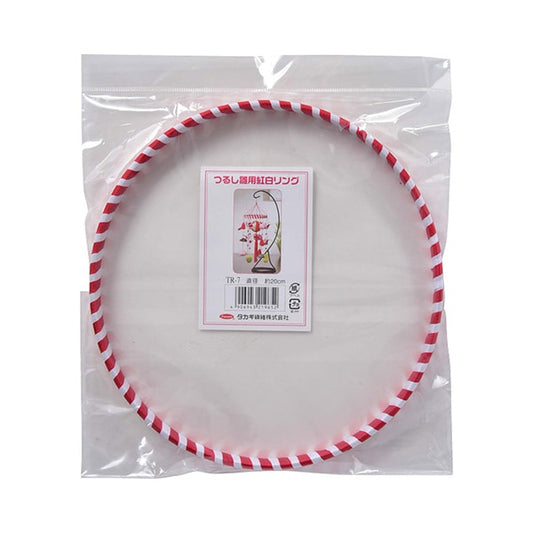 Matériau de l'artisanat "Kubushi Hina Red and White Ring 20 cm TR-7" Panami Panami Takagi Fibre