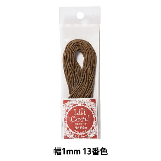 Craft Cord "Lily code width 1mm 13th color" Kanagawa