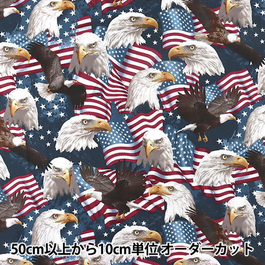 [De la cantidad 5] Fabric "Tinta Tint Tint Eagle C5566-Eagle" USA Cotton