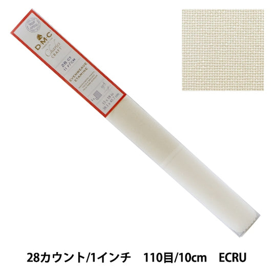 刺しゅう布 『Charles CRAFT EVENWEAVE ETAMINE(イーブンウィーブ エタミン) 28カウント 110目 ECRU(エクリュ)』 DMCディーエムシー