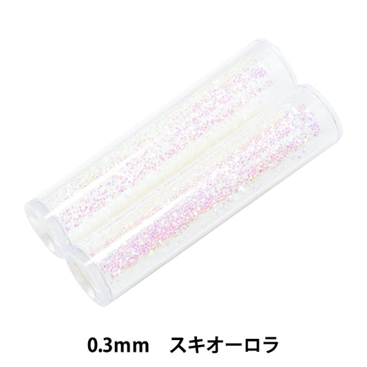 Harzmaterial "Glitter Skiolola etwa 0,3 mm ungefähr 1,2 g H422" Miyuki Miyuki