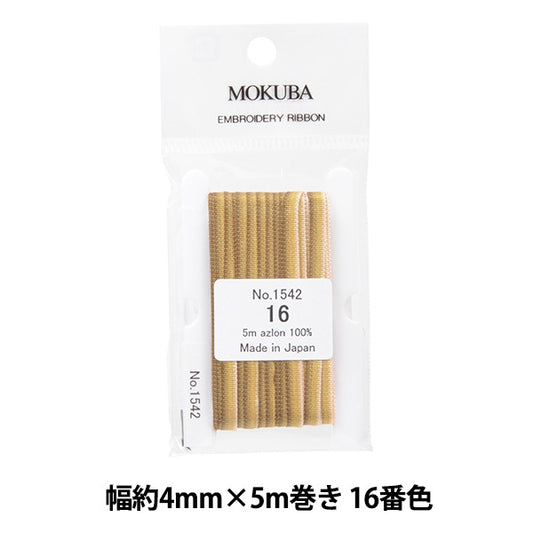 الشريط "تطريزالشريط ER1542 عرض 4 مم × 5 م تقريباً رقم 16 لون