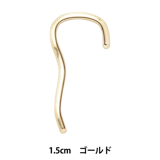 Boucle "broche de boucle 1,5 cm d'or kp-1n"
