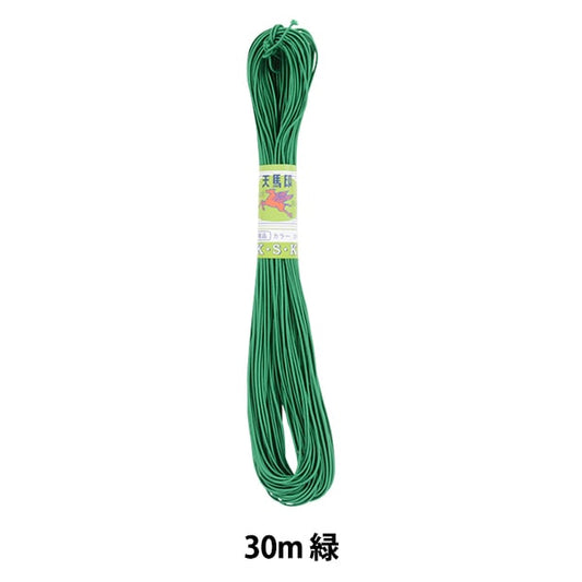 Elastic cord "High color rubber 30m green" KintenMa Kinenma