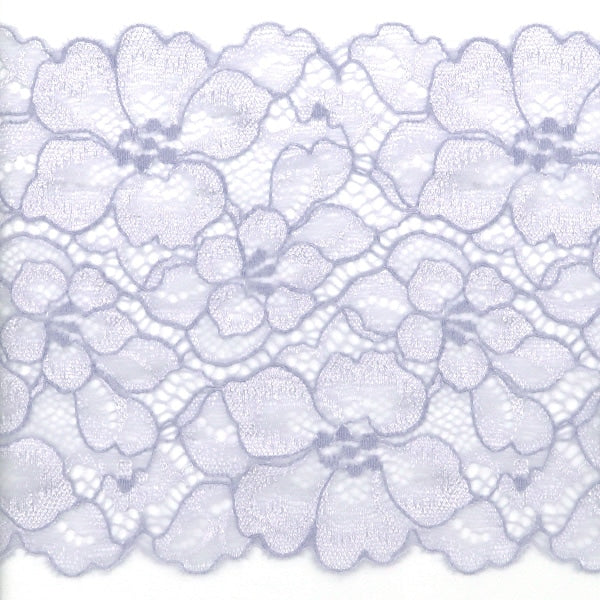 [Aus Quantität 5] Lace Ribon Tape "Stretch Lace 2020 Blumenmuster lila IK262326R-3"