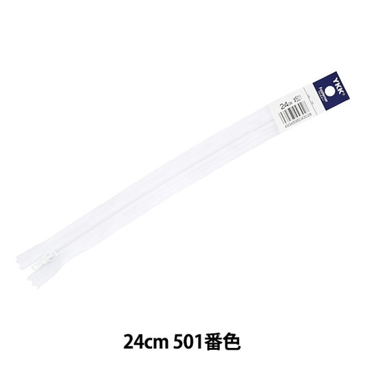 سحاب "رقم 4 إيفرون 24 سم DA رقم 501 لون 4ERF-24BL" YKK