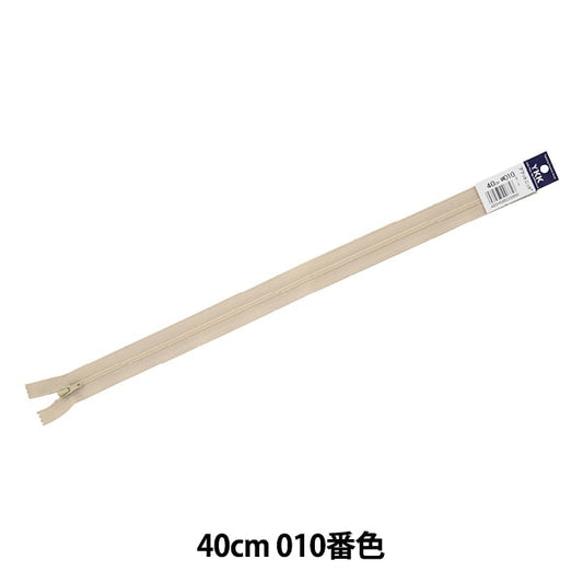 سحاب "تريكو مسطح 40 سم رقم 010 لون 25FK-40BL" YKK