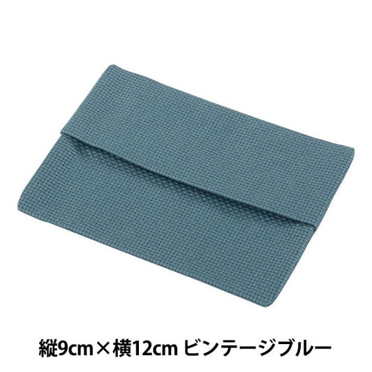 Embroidery kit "Pocket Tissue Case Vintage Blue 4645-6" LECIEN Lecien COSMO Cosmo