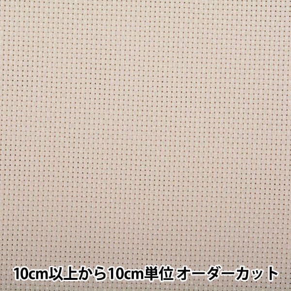 [來自數量1] 刺繡布料 “ Java Cross 65象牙寬度約89厘米65135-9” Lecien Lecien Cosmo Cosmo