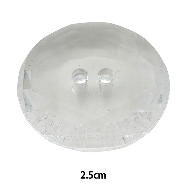 버튼 "클리어 버튼 2 구멍 2.5cm F5477"