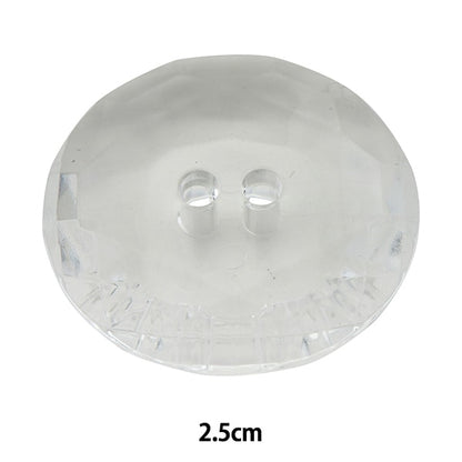 버튼 "클리어 버튼 2 구멍 2.5cm F5477"