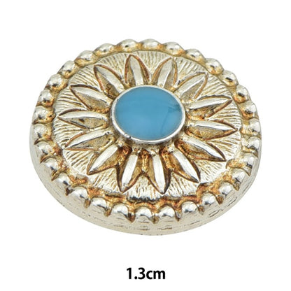 ボタン 『メタルボタン 角カン足付き NSU 1.3cm KN8114』