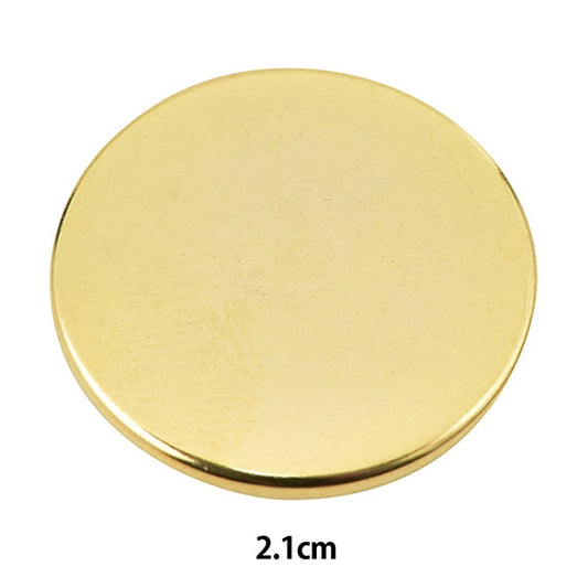 Knopf "Messingknopf Hemal -Round Cannal Foot G 2,1 cm MA150"