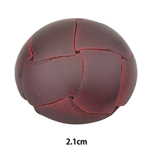 الزر "زر جلدي رقم 3 2.1 سم NO100"