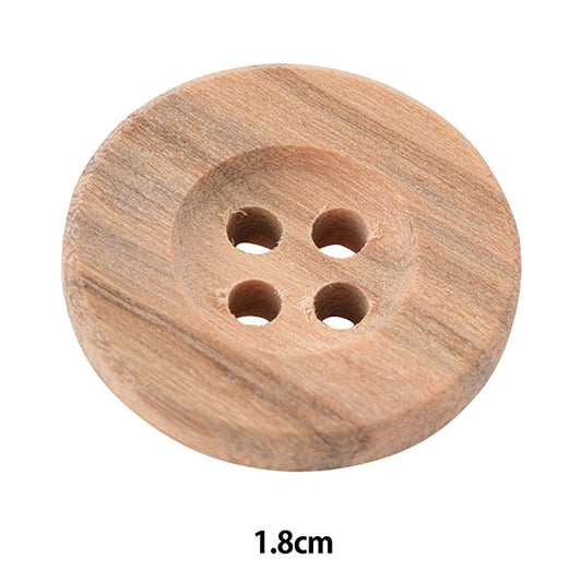 زر "زر خشب اربع فتحات #1 1.8 سم 1 قطعة OW7500"