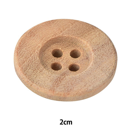 زر "زر خشب اربع فتحات #1 2 سم 1 قطعة OW7500"