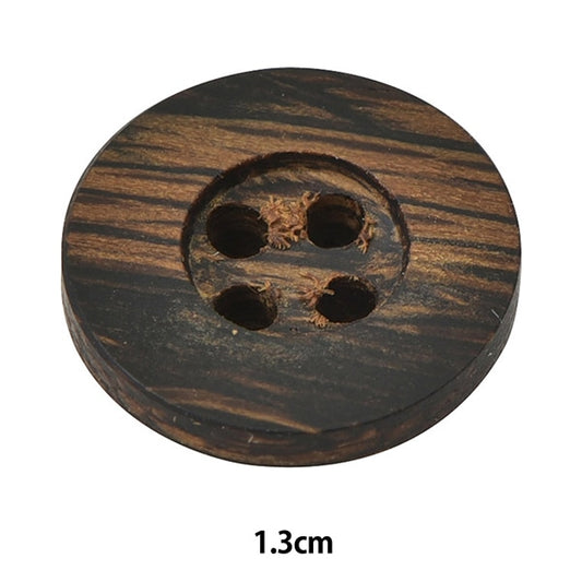 زر "زر خشب اربع فتحات #6 1.3 سم 1 قطعة OW7500"