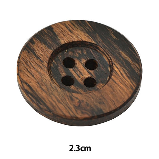 زر "زر خشب اربع فتحات #6 2.3 سم 1 قطعة OW7500"