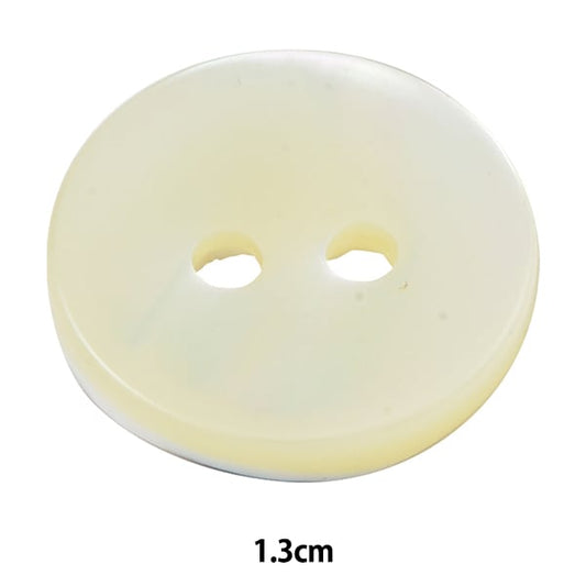 ボタン 『シェルボタン 二つ穴 1.3cm ST100』