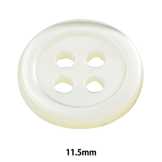 ボタン 『シェルボタン 四つ穴 11.5mm ST17』