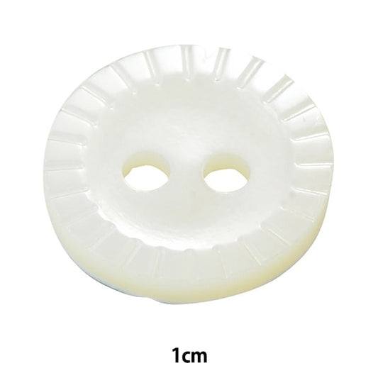ボタン 『シェルボタン 二つ穴 1cm ST501』