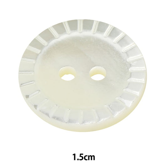 ボタン 『シェルボタン 二つ穴 1.5cm ST501』