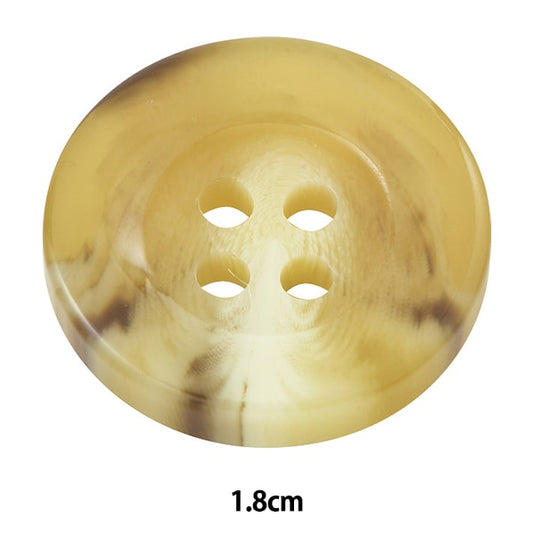 ボタン 『水牛調ボタン 四つ穴 #42 1.8cm VT9895』