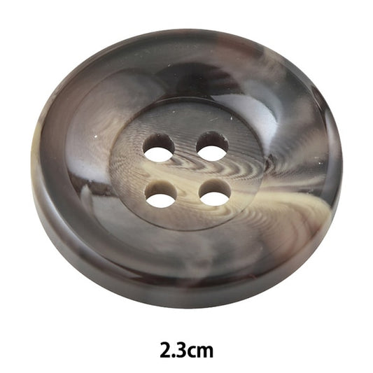 ボタン 『水牛調ボタン 四つ穴 #45 2.3cm VT9895』