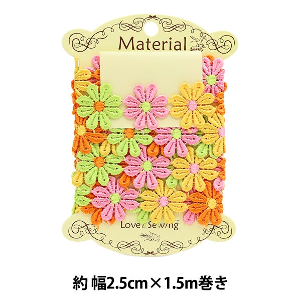 raceRibbonTape "Margaret Chemical Lace 1.5m Volume MC-02"