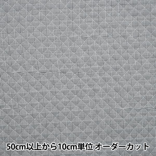 [来自数量5]织物“ Tutan Quilt Glen Check Q51010-402”