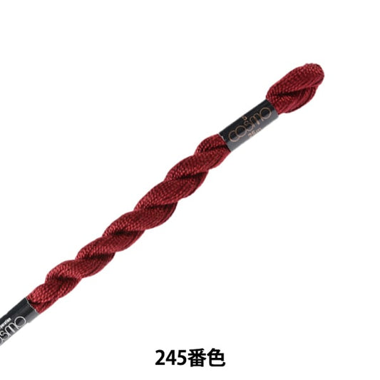 خيط التطريز "COSMO رقم 5 خيط التطريز رقم 245 لون" LECIEN Lecien كوزمو كوزمو